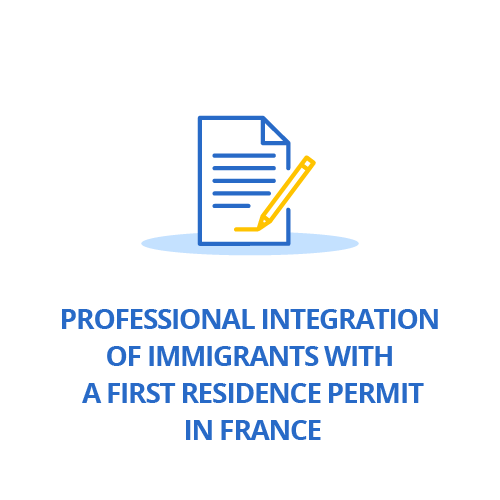 Professional integration of immigrants with a first residence permit in France
