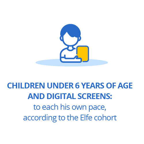 Children under 6 years of age and digital screens: to each his own pace, according to the Elfe cohort