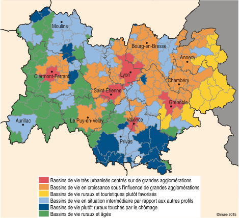 Des Profils De Territoires Contrastes En Auvergne Rhone Alpes Insee Analyses Auvergne 16