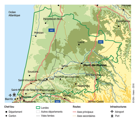 département des landes