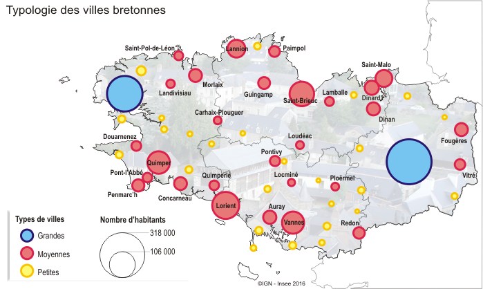 villes bretagne