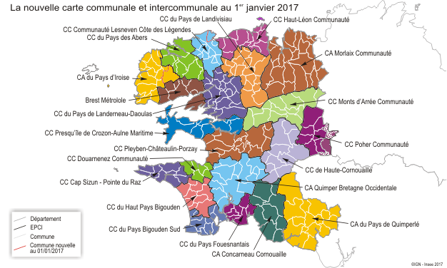 communes du finistere