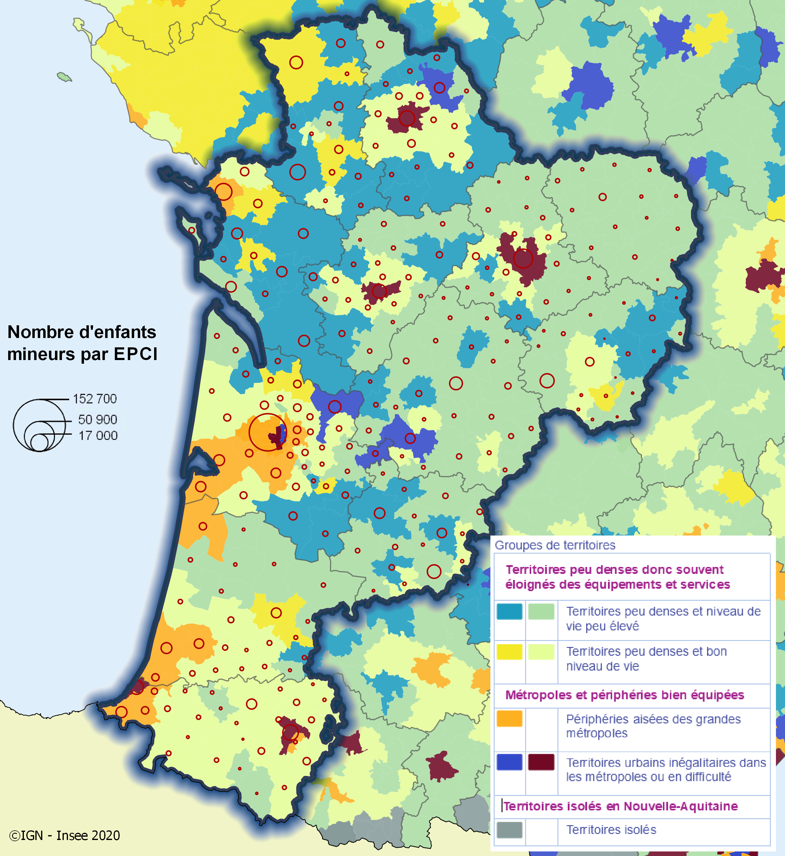 Qualité de vie des enfants en Nouvelle-Aquitaine, reflet des inégalités territoriales