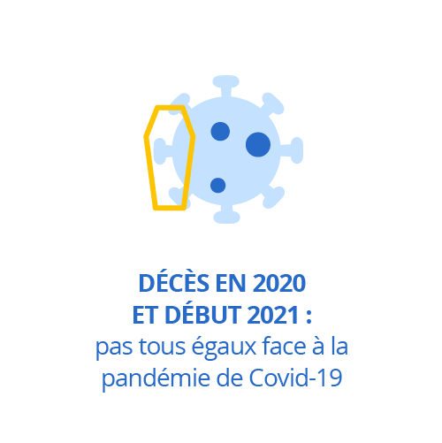 Décès en 2020 et début 2021 : pas tous égaux face à la pandémie de Covid-19