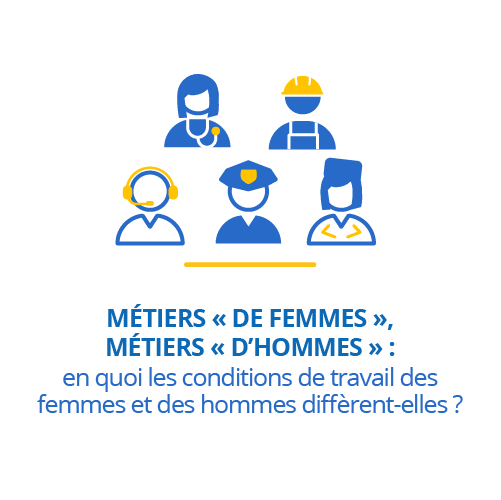 Métiers « de femmes », métiers « d’hommes » : en quoi les conditions de travail des femmes et des hommes diffèrent-elles ?