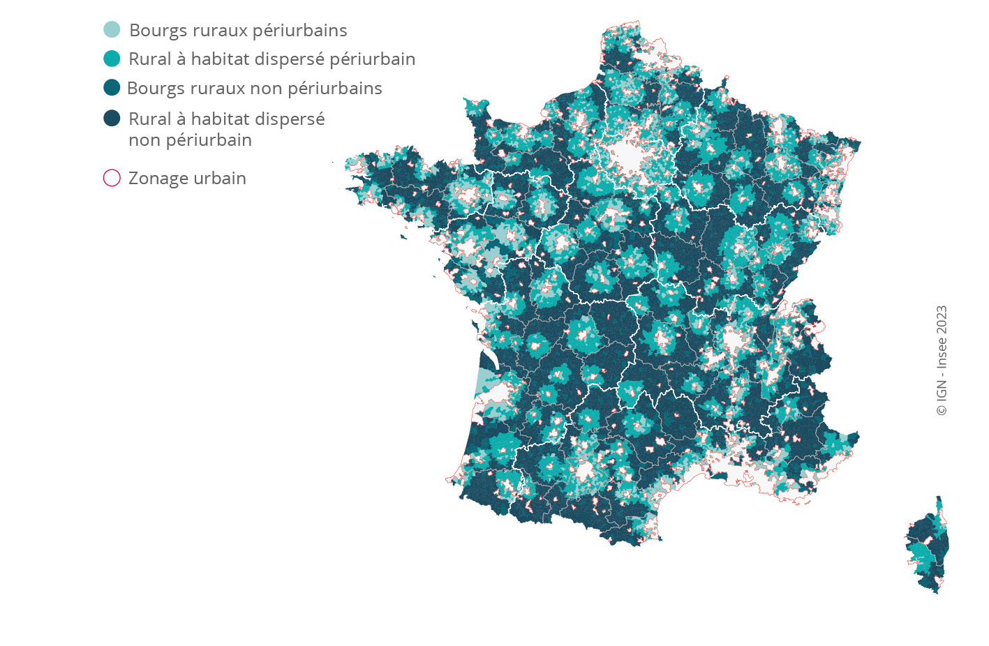 Le trajet médian domicile‑travail augmente de moitié en vingt ans pour les habitants du rural - Insee Première 2 figureencadre1