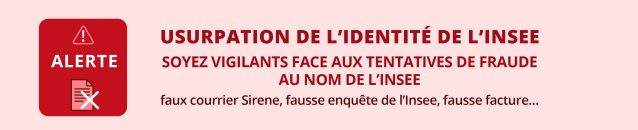 Faux courriers, fausses enquêtes, faux mails usurpant l’identité de l’Insee